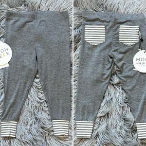 Moon‎ + Beck The Signature Bamboo Legging In Gray Size 3-6 Month